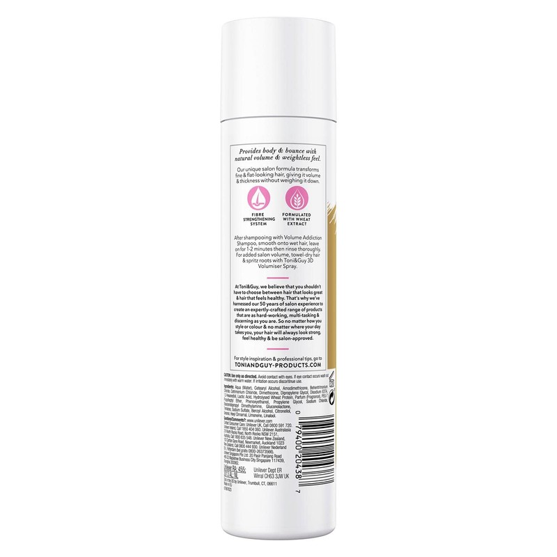 3 x Toni & Guy Volume Addition Conditioner 250ml For Fine