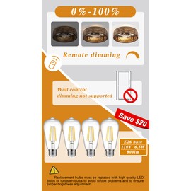 20'' Flush-Mount Ceiling Fan with Dimmable Light and Memory Remote, Reversible Motor, Perfect for Bedroom, Living room, Kitchen, Outdoor Gazebo, Patio, Low-Profile Design Bronze Cage