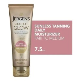Loción Bronceadora Sin Sol Jergens Natural Glow, Autobroncea