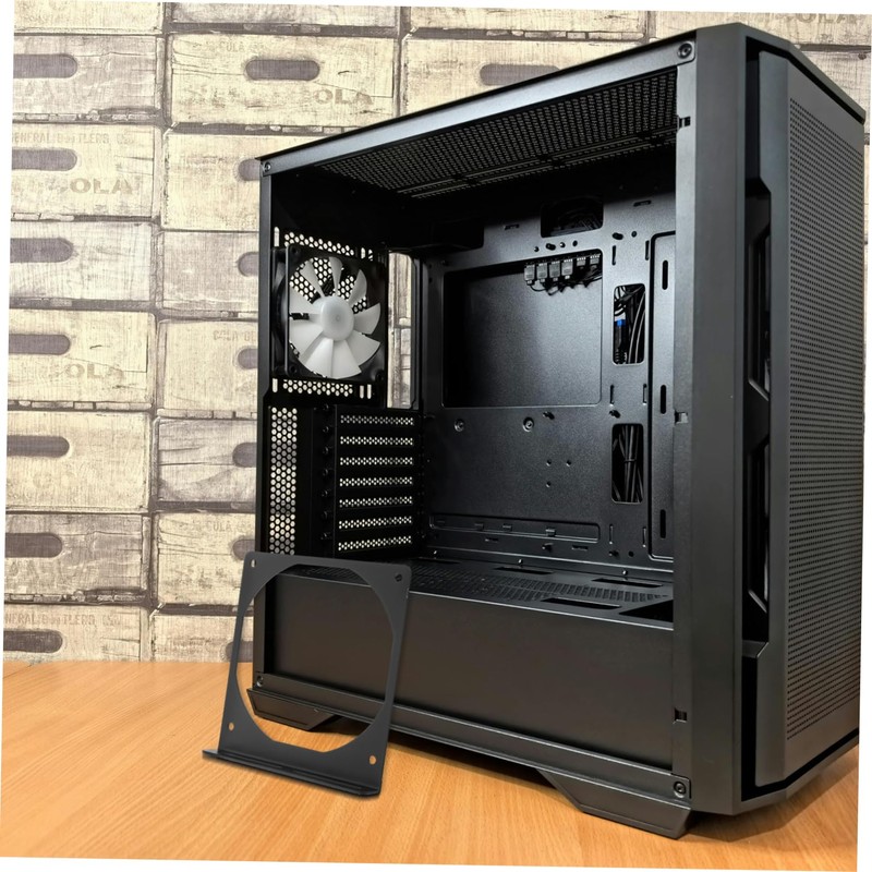 Mikinona External Radiator Fan Mounting Bracket Compact Sturdy Support Rack