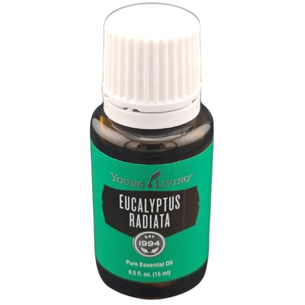 Young Living Eucalyptus Radiata Essential Oil 15ml - Pure & Refreshing Aromatherapy - Clear Your Senses - Certified Quality for Holistic Well-Being & Natural Wellness Journey