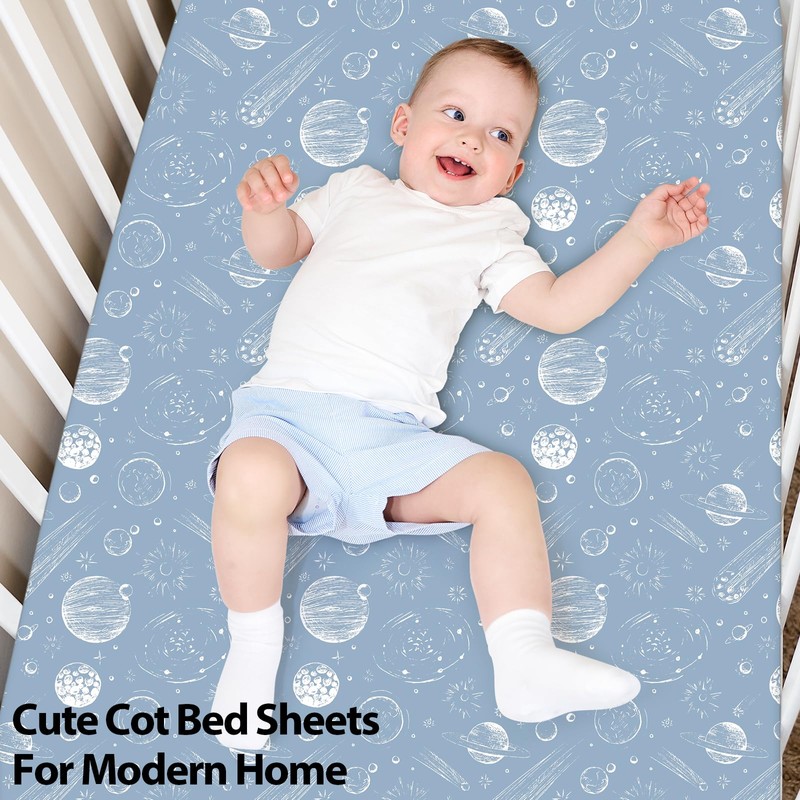 Unnivoll Cot Sheets 120 x 60 cm Fitted Super Soft