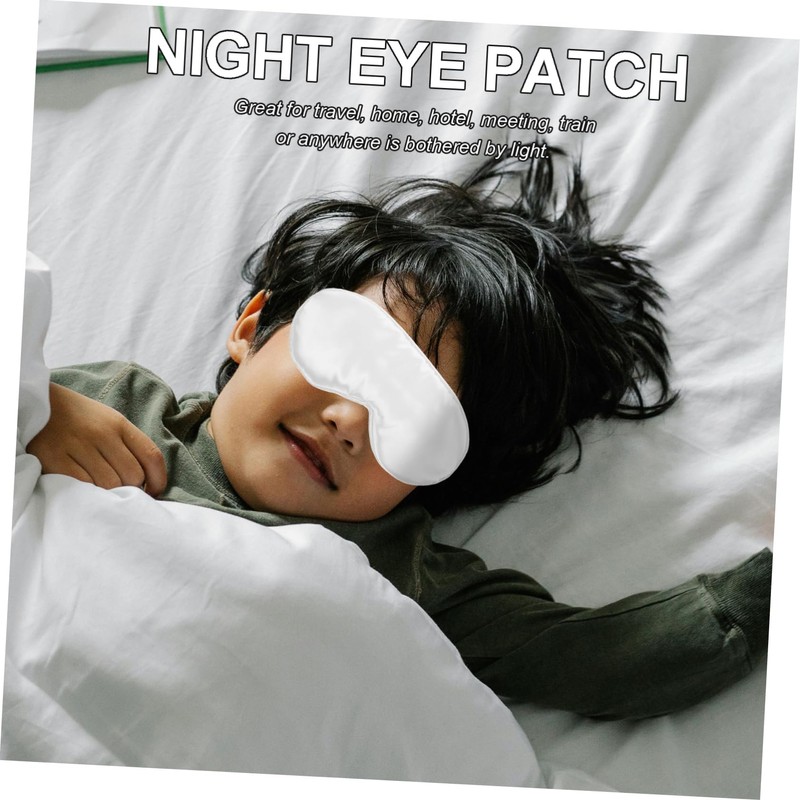 NOLITOY 1Pc Silk Sleeping Eye Mask Comfortable Breathable Blindfold for