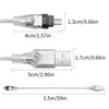 YAODHAOD Firewire to USB Adapter Cable, USB 2.0 Male Firewire