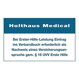 Holthaus Medical Sticker Entry for Bandage Book 60 x 100 mm