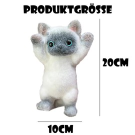 20 cm Squishy Cat, Squishy Cat Taba Squishy, Fufu Squishy, Paws Squishy Cats, Anti-Stress Squish Toy, Slow Rising Stress Ball, Cute Cat Shape, Soft Flexible Squeeze Toy