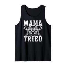 Outlaw Music Vintage Mama Tried Country Tank Top