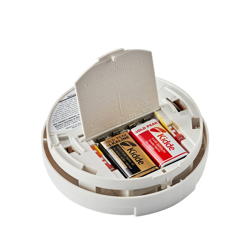 Kidde Smoke Detector with Safety Light for Hearing Impaired, Battery