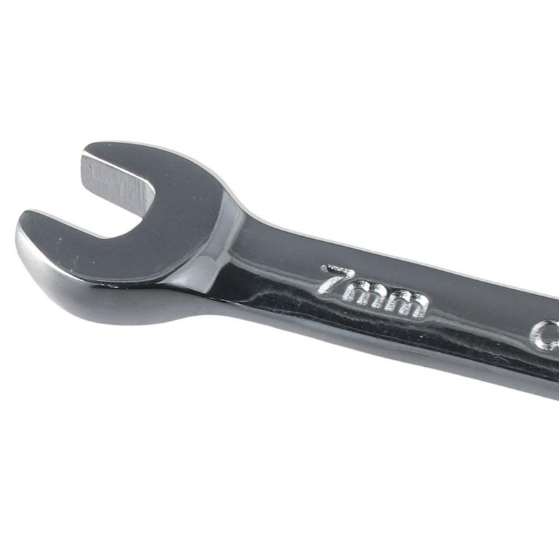 napkery 7mm Metric Stubby Box End Head Geared Wrench, 72
