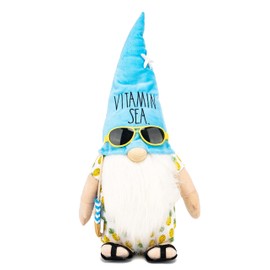 Rae Dunn Summer Gnome - Home Decor - Farmhouse Kitchen Decoration, Plush Stuffed Gnomes for Shelf, Gifts for Mother's Day & Father's Day - Vitamin Sea