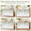 Cabinet Curtain, 28"W x 51"L, Sage Sink Skirt for Kitchen