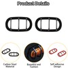 Heutamo Front Fender Side Marker Light Covers Guard Trims Compatible