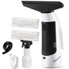 Window Vacuum Squeegee Cordless, Handheld Window Vac with Multi-Purpose Spray