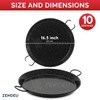 ZENDEU Enameled Paella Pan (Carbon Steel, 16.5 in - 42