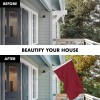 UD_G128 Combo Pack: 6 Feet Tangle Free Spinning Flagpole (Silver)