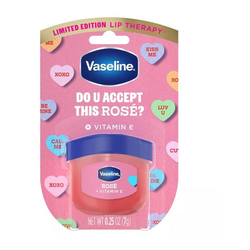 Vaseline Bálsamo Labial Edición Limitada San Valentín, Rosé con Vitamina