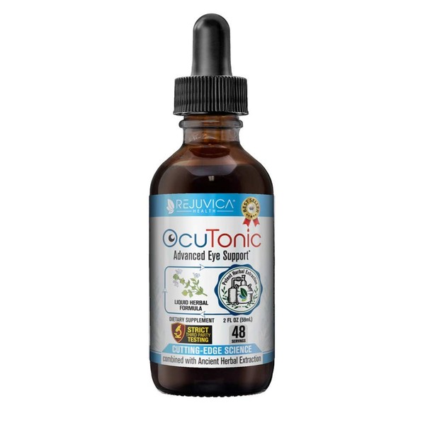OcuTonic - Advanced Ocular Support Supplement - Liquid Delivery for Better Absorption - Eyebright, Bilberry, Marigold, B-Vitamins & More!