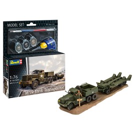 Revell 63364 Model Set M19 Tank Transporter 1:76 Scale Unbuilt/Unpainted Plastic Model Kit with Accessories