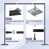 GLOSHOOTING Heavy Duty Backdrop Stand, 8.5x10ft Adjustable Photo Background Support