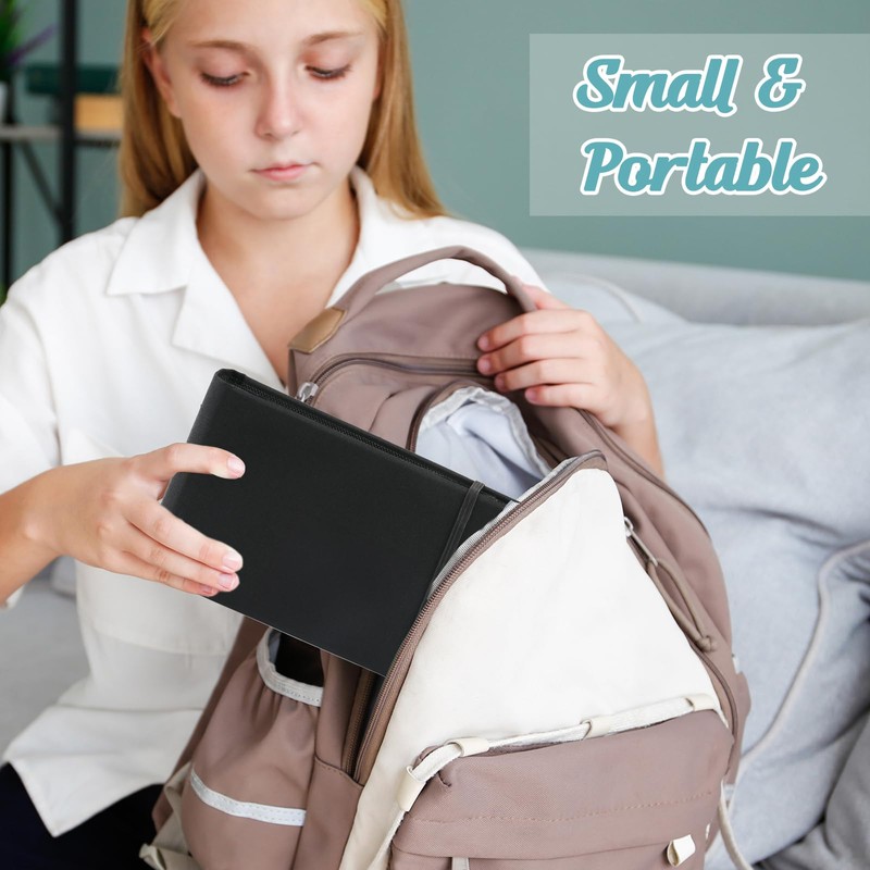 2 Pack Photo Book Album 6x4, Small Photo Album Slip