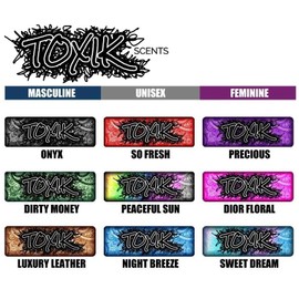 TOXIK Brand Exotic Vehicle Air Freshener, Creative And Stylish Scents (Sweet Dream)