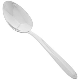 Winco 12-Piece Flute Teaspoon Set, 18-0 Stainless Steel