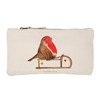 Mr. & Mrs. Panda Robin Sleigh Make-Up Bag, White, Hand