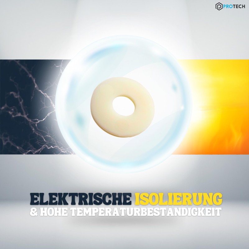 PROTECH Pack of 50 Large Polyamide Washers DIN 9021 M8