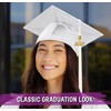 Endea Graduation Shiny Cap & Tassel (White, 2025)