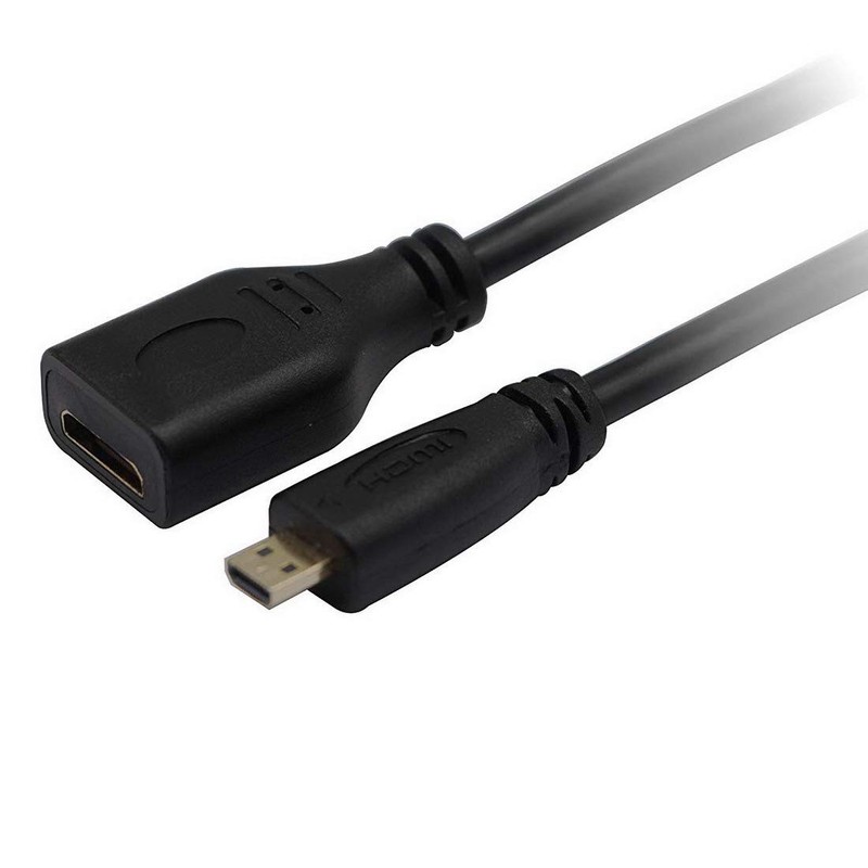 Rosebe Micro HDMI Male to Mini HDMI Female Adapter Cable