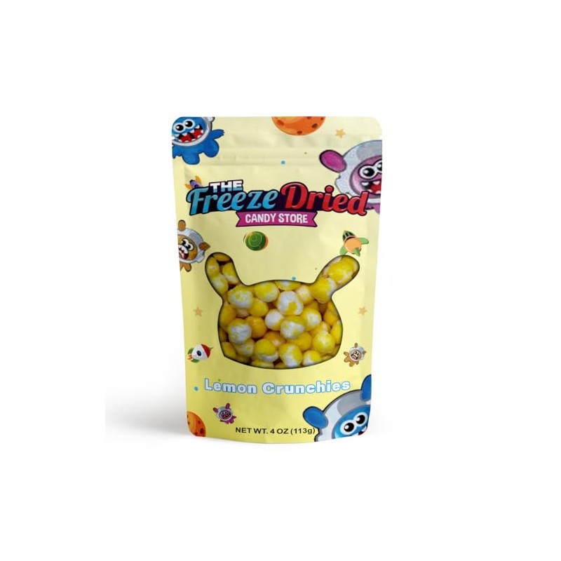 The Freeze Dried Candy Store Lemon Crunchies 4 OZ.
