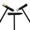 Jewellers Tools 2.5" Steel/Rubber Block & 6 Hammer Set :