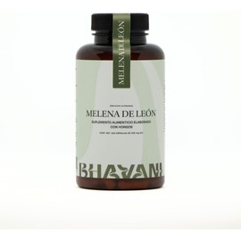 Bhavani Wellness Melena de León, Suplemento Adaptógeno Natural, 120 Cápsulas