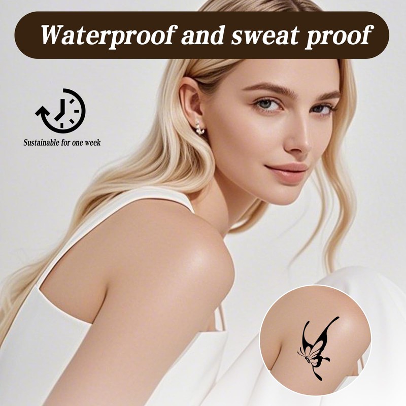 JYNVO 20 Stück Narben-Tattoo-Kover-Pflaster - wasserfest für Schwimmen, hautnahe Textur,