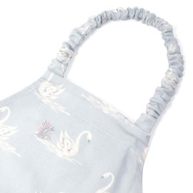 Swans Laura Ashley Kids Apron N1251740, Boys, Bandanna, Set, Elementary School Age Children, Easy to Put On and Take Off, 39.4 to 47.2 inches (100 to 120 cm)