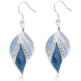 OYEFLY Dangle Earrings Sterling Silver Drop Earring Handmade Bohemian Teardrop Earrings