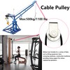 Chiloskit Heavy Duty Pulley Block with Bracket for Rope, 2