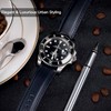 Ottoody Genuine Leather Replacement Watch Band, 0.71, 0.75, 0.79, 0.83,