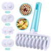 Pastry Dough Lattice Cutter Wheel Roller Fondant Ribbon Cutter with