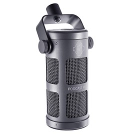 SONTRONICS PODCAST Professional Dynamic Mic for Podcast, Broadcast, Streaming, Gaming & VC - XLR Connection, No phantom Power Required - Lifetime Microphone Warranty - Designed & Built in UK – Grey