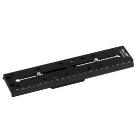Haoge HQR-MS220II 220mm Camera Long Sliding QR Quick Release Plate for Sachtler FSB4 FSB6 FSB6T FSB8 FSB8T FSB10 FSB10T DV10 3+3 5+5 Video 14II DV2 DV4 DV6 DV8 DV8/100 ACE Tripod Fluid Head
