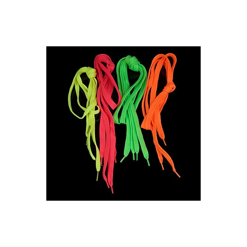 The Glowhouse Green Neon Shoe Laces Bright UV Shoelaces x