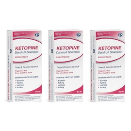 Ketopine 2% Ketoconazole Anti-Dandruff Shampoo 6 x 60ml (6 PACK)