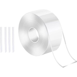 White Creative Nano Tape Bubbles, DIY Multiple Play Methods Intellectual Development Nano Tape Kneading Toys, Double Sided Nano Tape Elastic Bubble DIY Craft Kit for Girls, Boys, Kids' Party Balloons