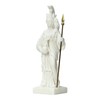 Small Athena Minerva Greek Roman Goddess Cast Alabaster Sculpture Statue
