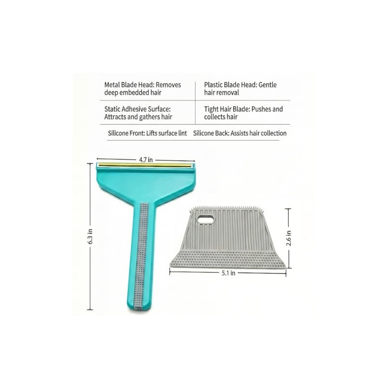 4-in-1 Reusable Lint Remover for Home and Car