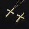 Cavalcade Cross Pendant for Car Rear View Mirror Rhinestone Decor