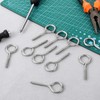 10 Pcs M5 304 Stainless Steel Eye Hooks Screw for
