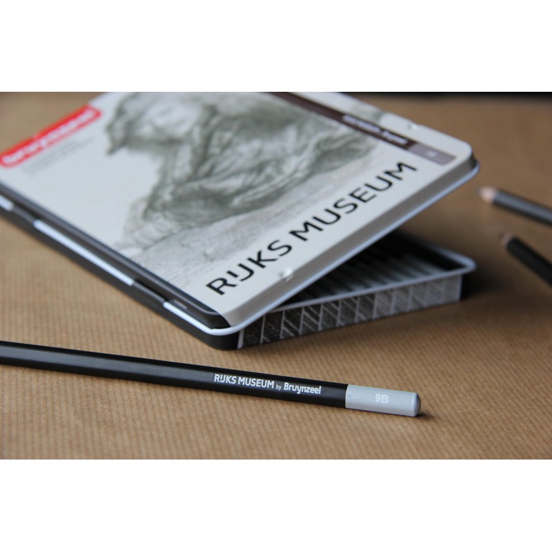 Bruynzeel & Rijksmuseum Professional Graphite Pencils Set of 12 in