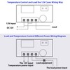 4 Pieces 12V Electronic Temperature Controller Programmable -50 to 110